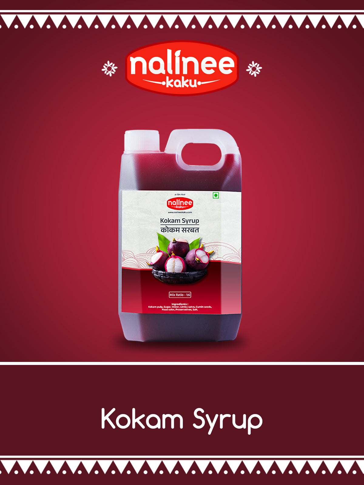 Home-Made Kokam Syrup (1 ltr)