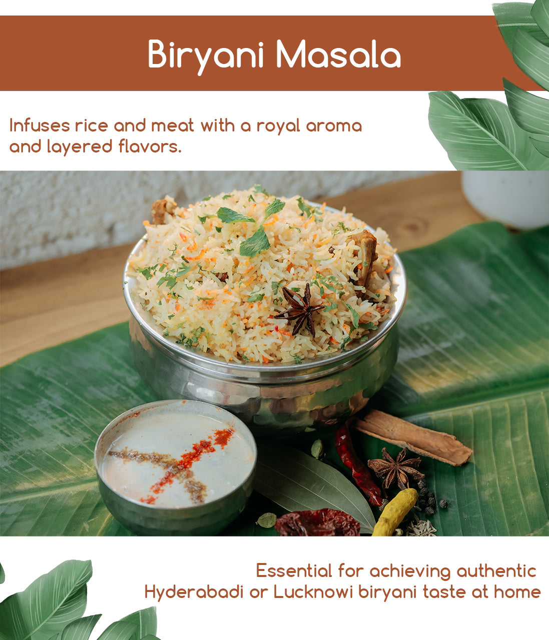 Gharguti Biryani Masala (200 Gms)