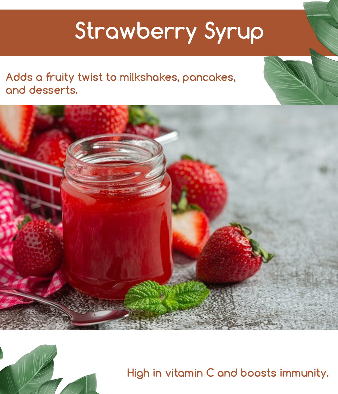 Home-Made Strawberry Syrup