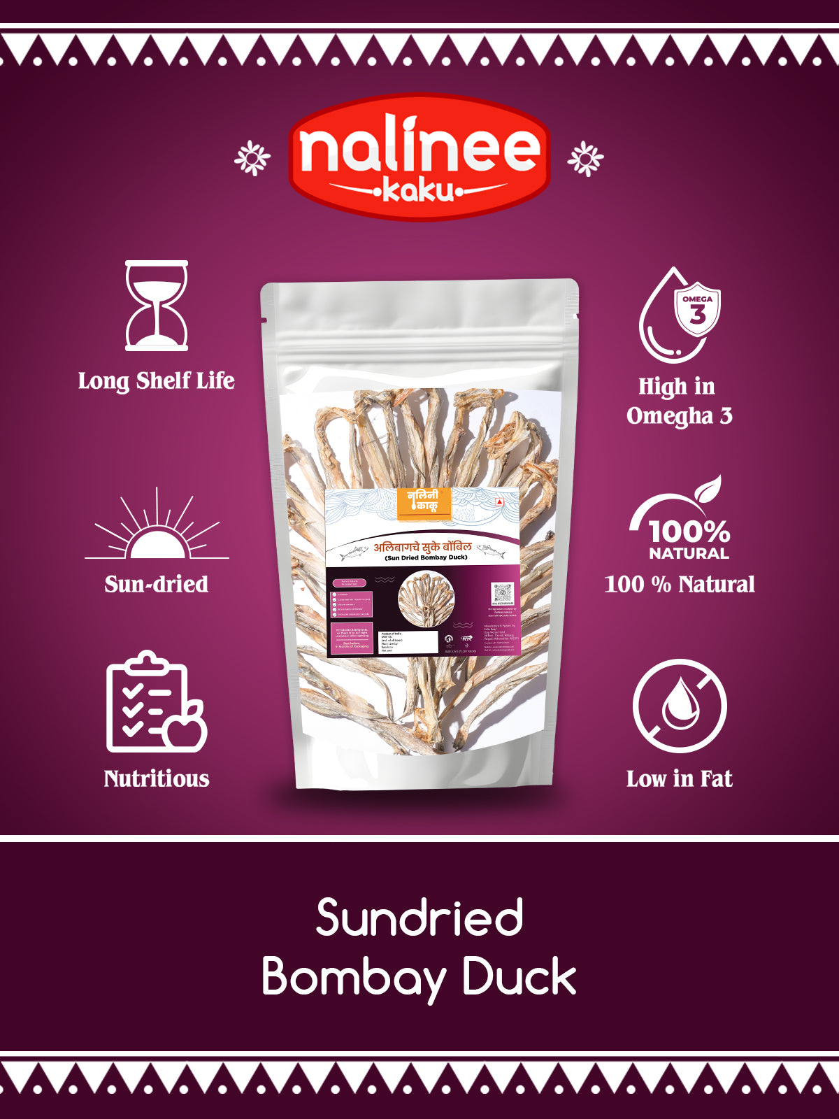 Sun Dried Bombay Duck (अलिबागचे सुके बोंबील)