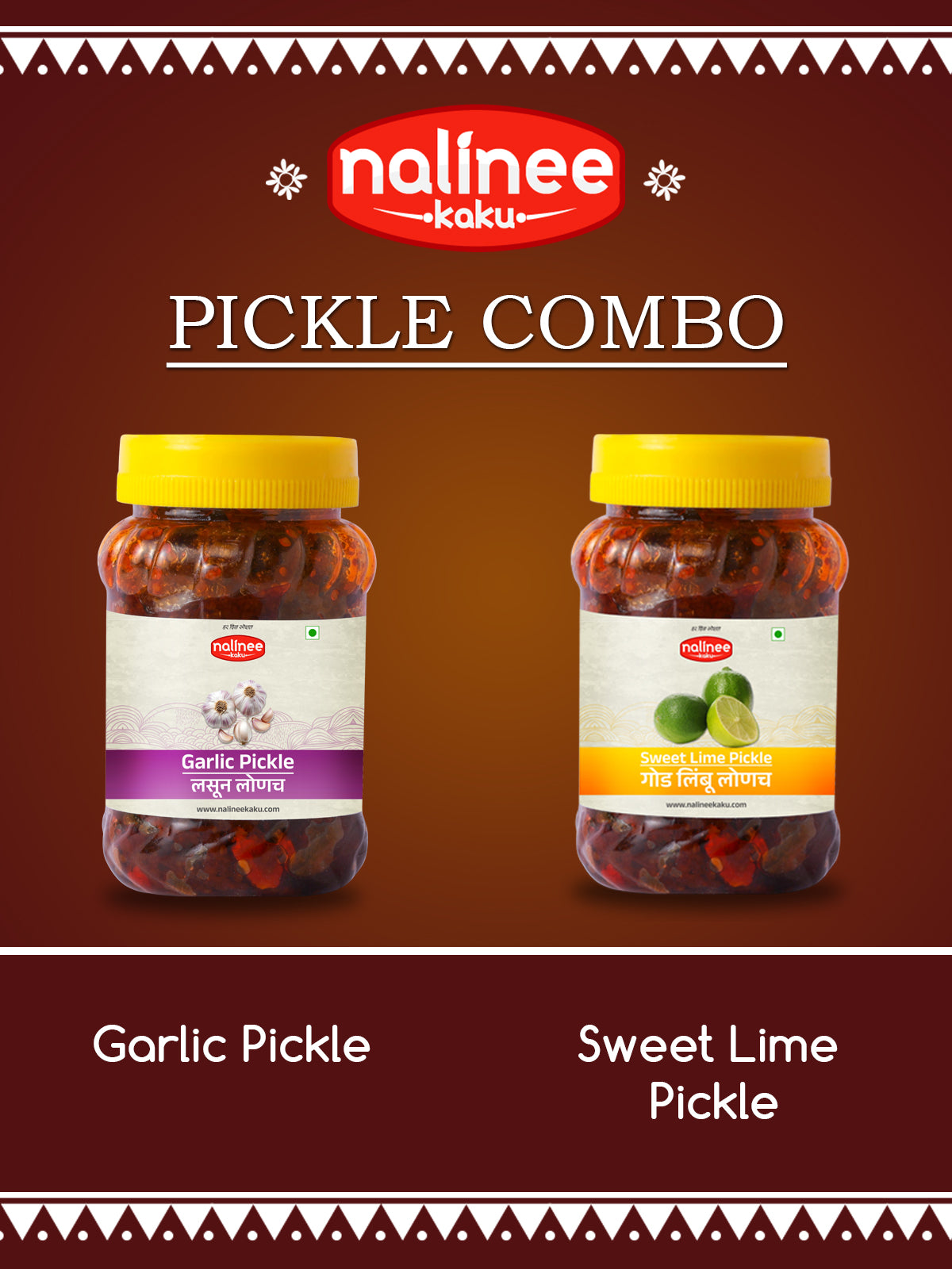 Garlic Pickle & Sweet Lime Pickle