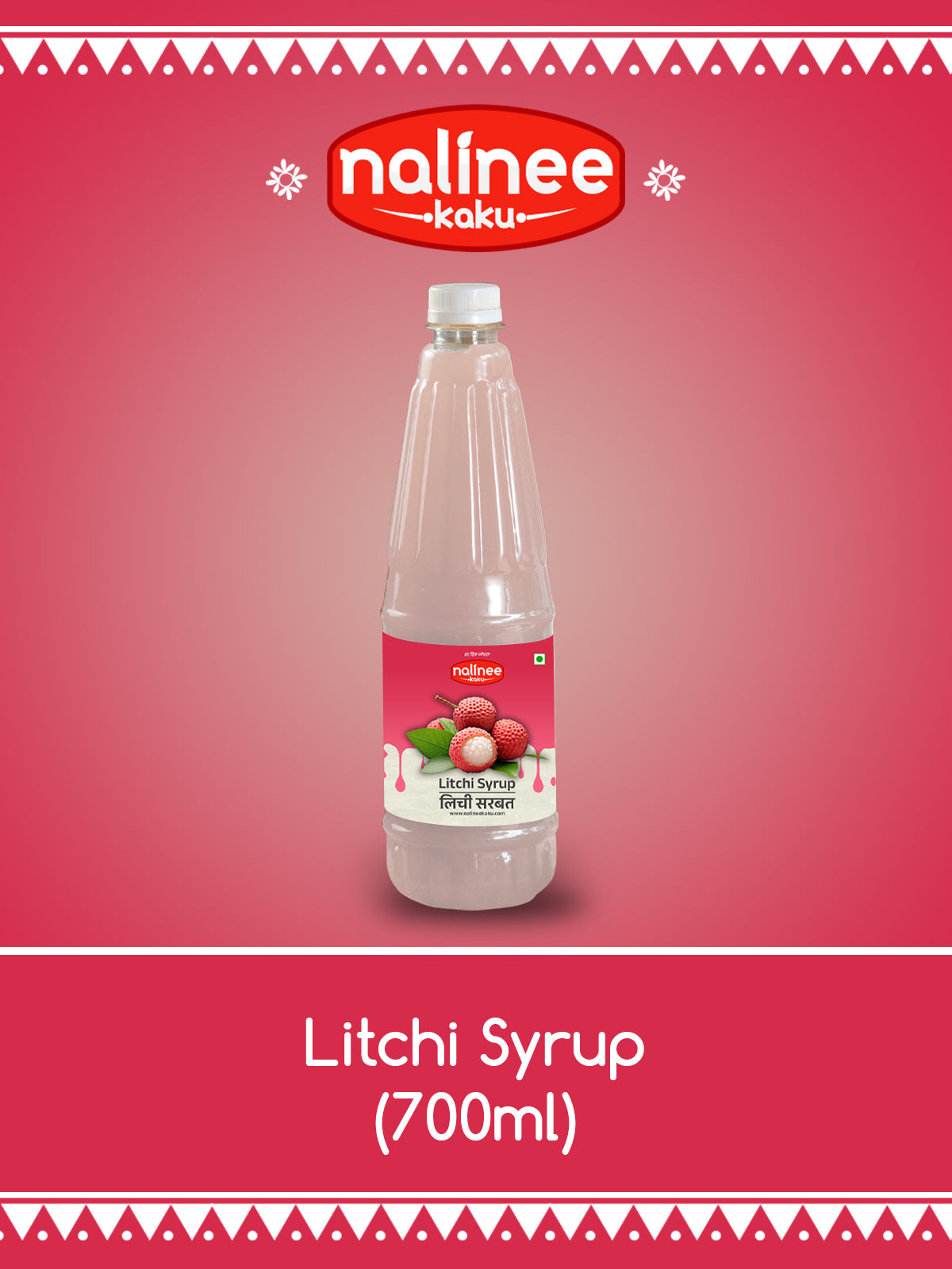 Home-Made Litchi Syrup (700ml)