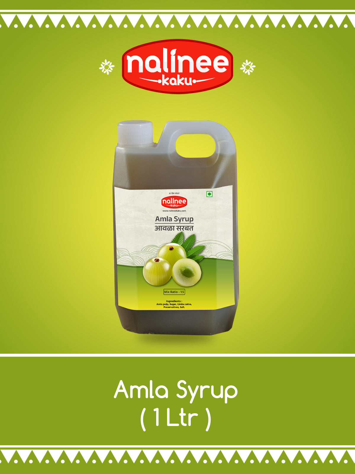 Home-Made Amla Syrup (1 Ltr)