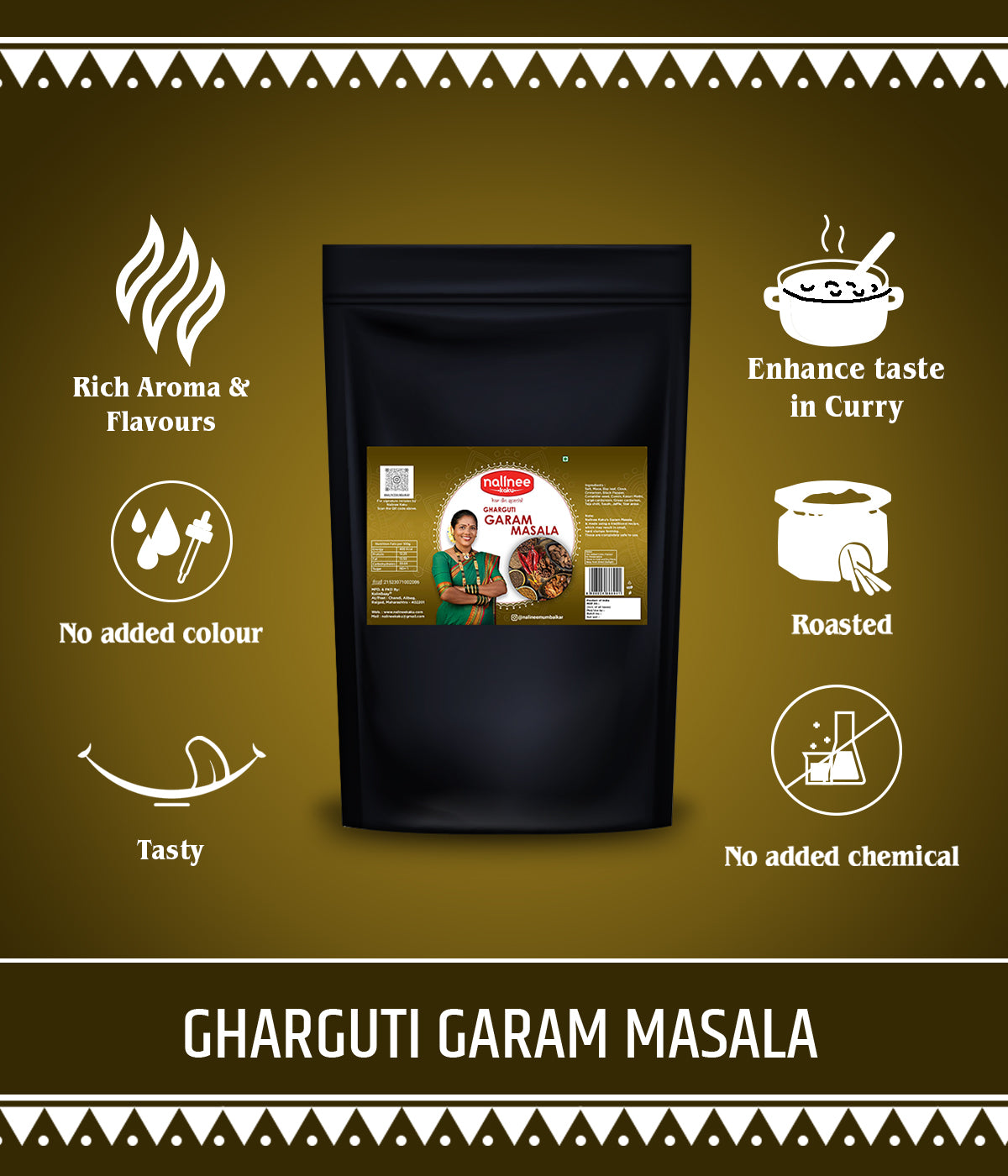 Gharguti Garam Masala (200 Grams)