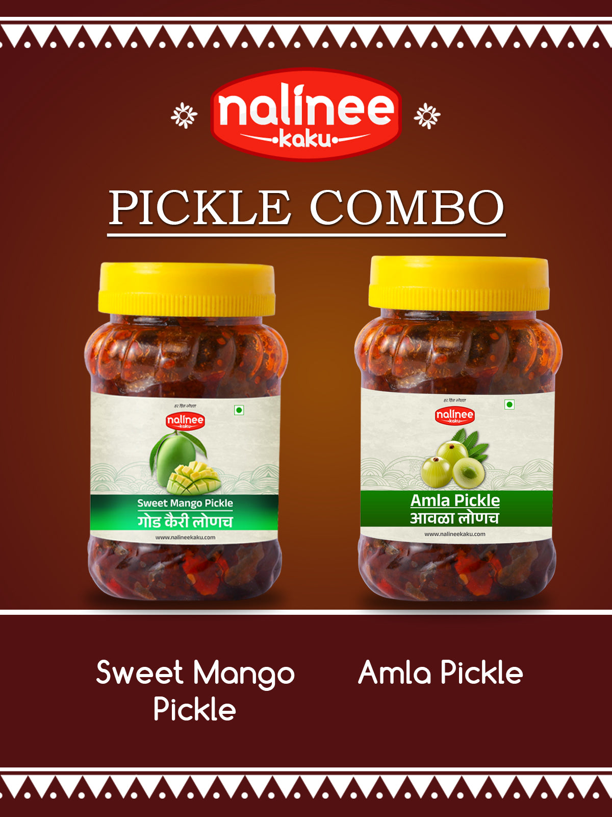 Sweet Mango Pickle & Amla Pickle