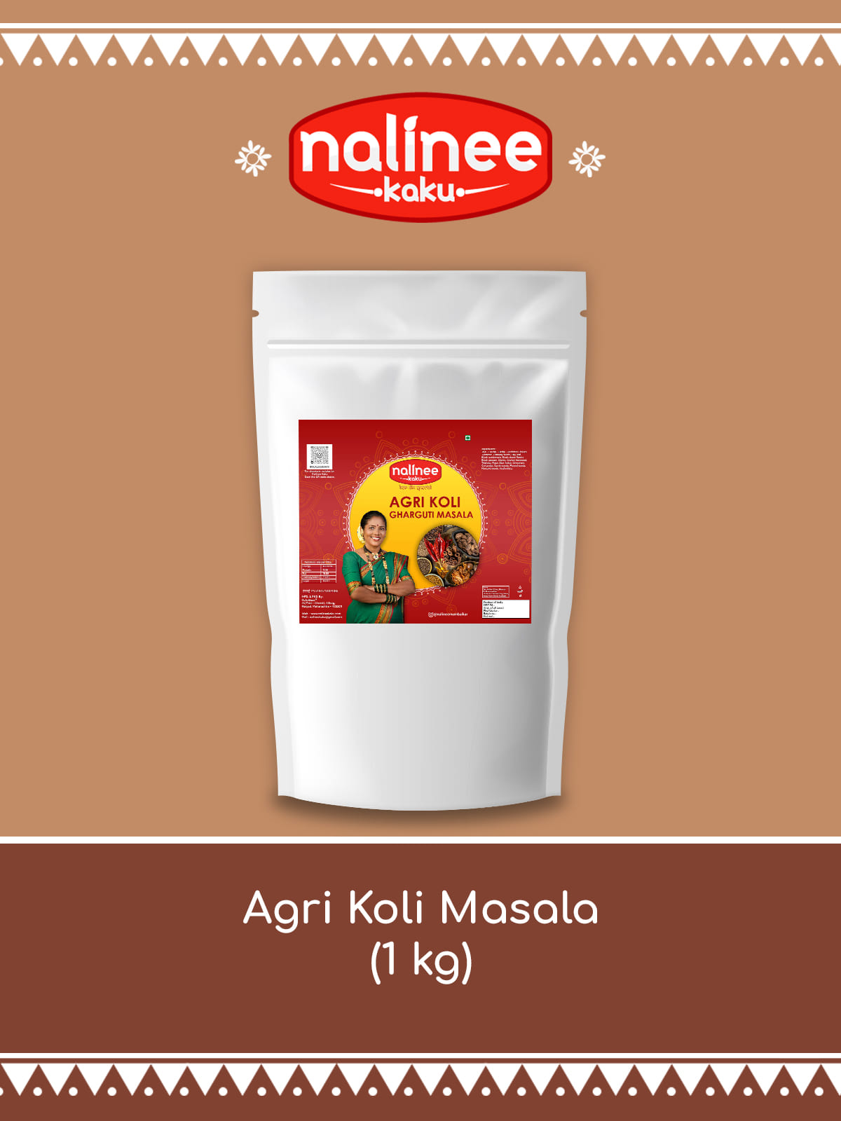 Nalinee Kaku Gharguti Agri-Koli Masala (1 Kg)